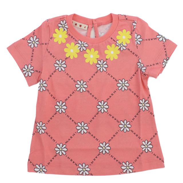 マルニ Tシャツ ベビー MARNI コットン100% ブルガリア M00749 ピンク系 ファッション 選べるモデルの通販は