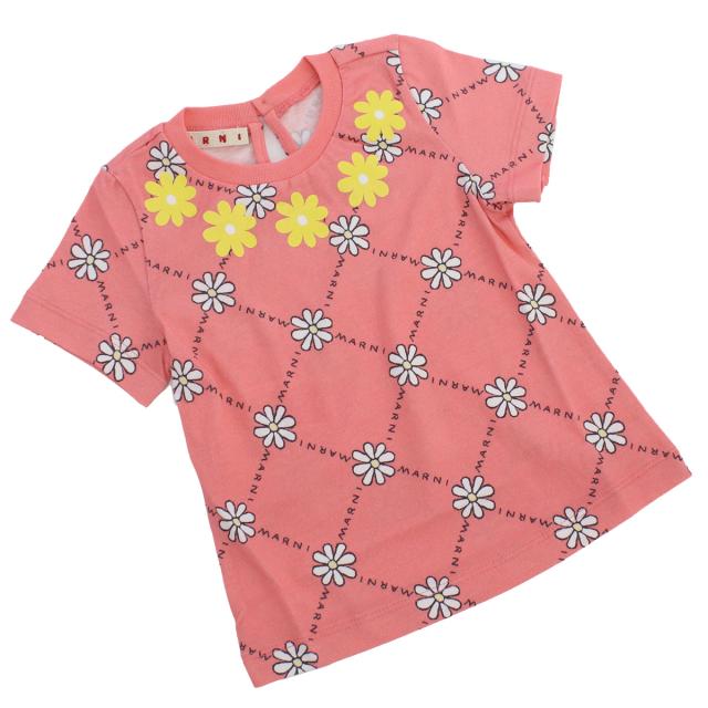 マルニ Tシャツ ベビー MARNI コットン100% ブルガリア M00749 ピンク系 ファッション 選べるモデルの通販は