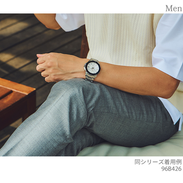 【ショッパー付】 ブローバ マリンスター シリーズC プレシジョニストクォーツ 腕時計 ブランド メンズ BULOVA 96B426 アナログ ホワイト 白 おしゃれ 防水 プレゼント 男性 実用的_1