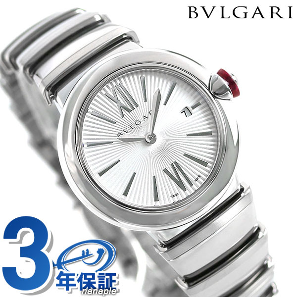 ブルガリ ルチェア 28mm ダイヤモンド レディース 腕時計 ブランド LU28C6SSD BVLGARI シルバーの通販は