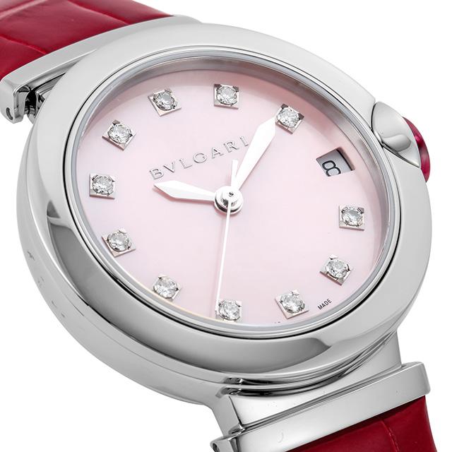 BVLGARI 自動巻き時計 赤いストラップ BVLGARI 自動巻き時計 赤いストラップ ブルガリ アルミニウム