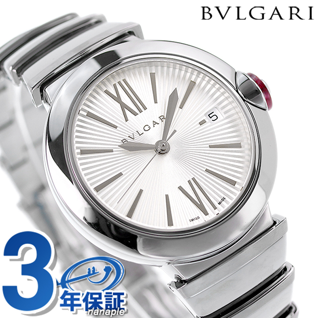 ブルガリ ルチェア 自動巻き 腕時計 ブランド レディース BVLGARI LU36C6SSD シルバー スイス製の通販は