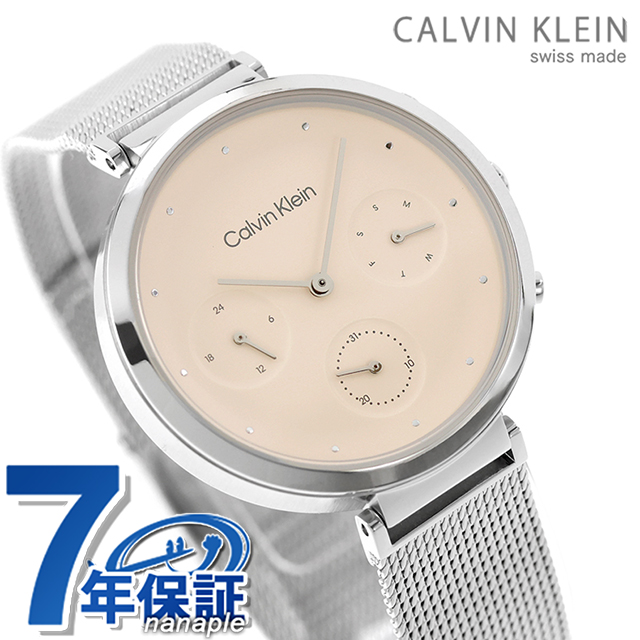 カルバンクライン ミニマリスティック ティーバー クォーツ 電池式 腕時計 ブランド レディース Calvin Klein 25200286 アナログ ピンク おしゃれ 防水 かわいい プレゼント 女性 実用的