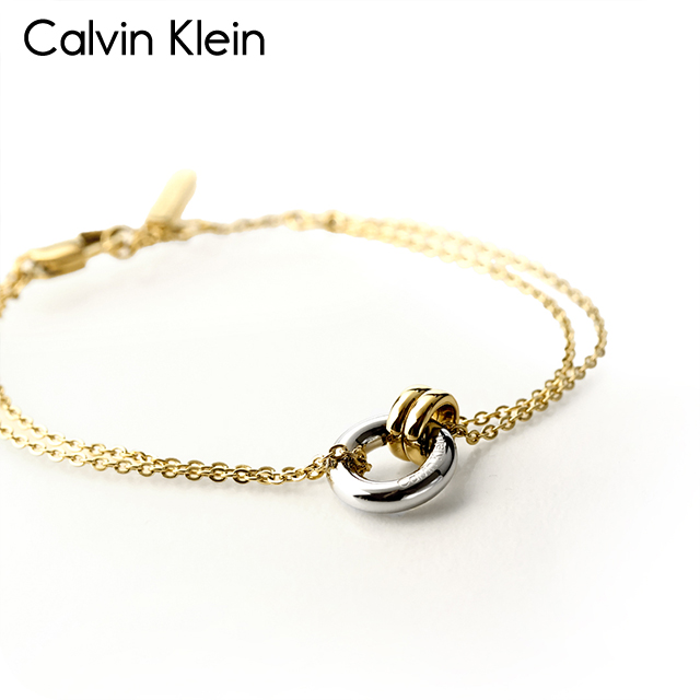 カルバンクライン ブレスレット レディース ブランド CALVIN KLEIN DUALITY 35000632 ゴールド シルバー アクセサリー