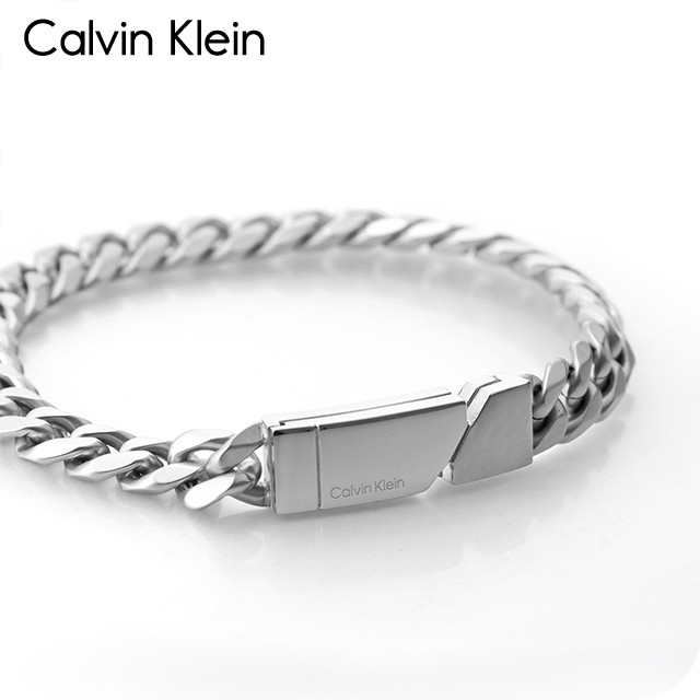カルバンクライン ブレスレット メンズ ブランド CALVIN KLEIN ELECTRCIC 35100006 シルバー アクセサリー