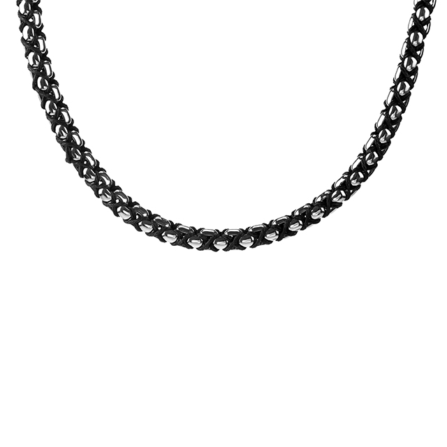 カルバンクライン ネックレス メンズ ブランド CALVIN KLEIN FUSED 35100038 シルバー ブラック アクセサリー_1