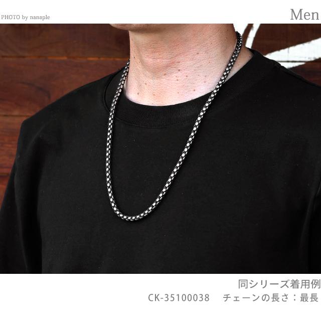 カルバンクライン ネックレス メンズ ブランド CALVIN KLEIN FUSED 35100038 シルバー ブラック アクセサリー_4