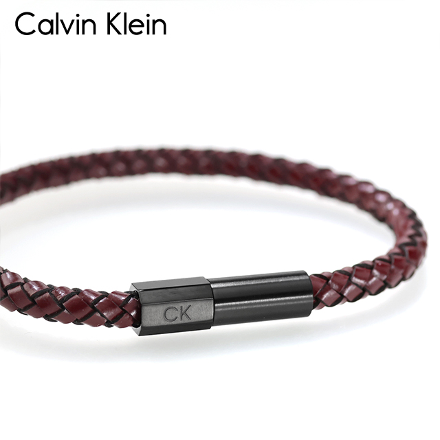 カルバンクライン ブレスレット メンズ ブランド CALVIN KLEIN INDUSTRIAL FACETS 35100045 ボルドー アクセサリー