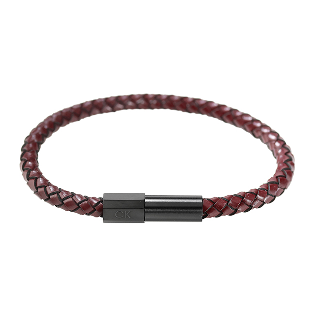 カルバンクライン ブレスレット メンズ ブランド CALVIN KLEIN INDUSTRIAL FACETS 35100045 ボルドー アクセサリー_1