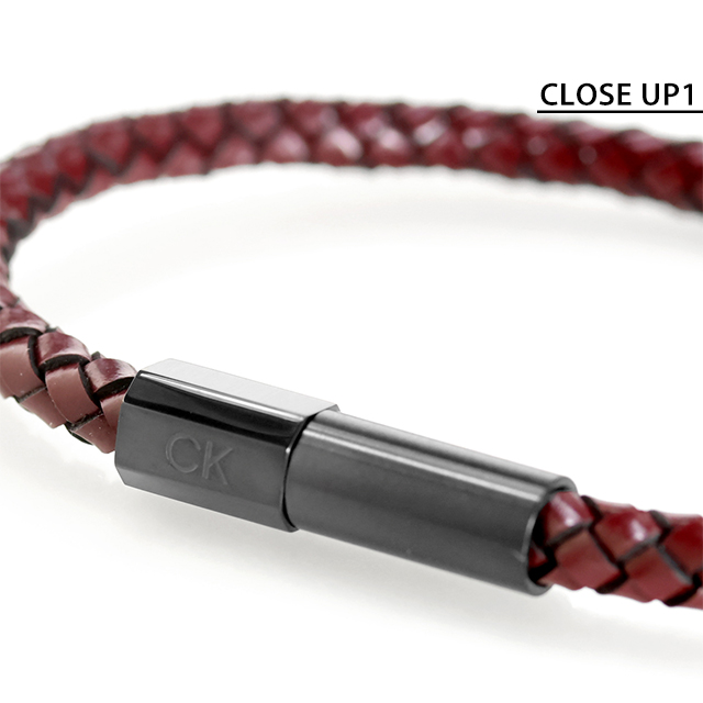 カルバンクライン ブレスレット メンズ ブランド CALVIN KLEIN INDUSTRIAL FACETS 35100045 ボルドー アクセサリー_2
