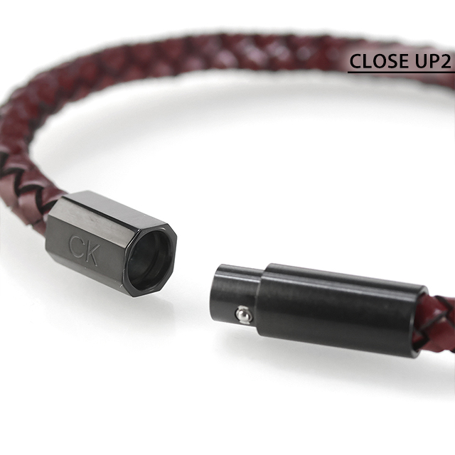 カルバンクライン ブレスレット メンズ ブランド CALVIN KLEIN INDUSTRIAL FACETS 35100045 ボルドー アクセサリー_3