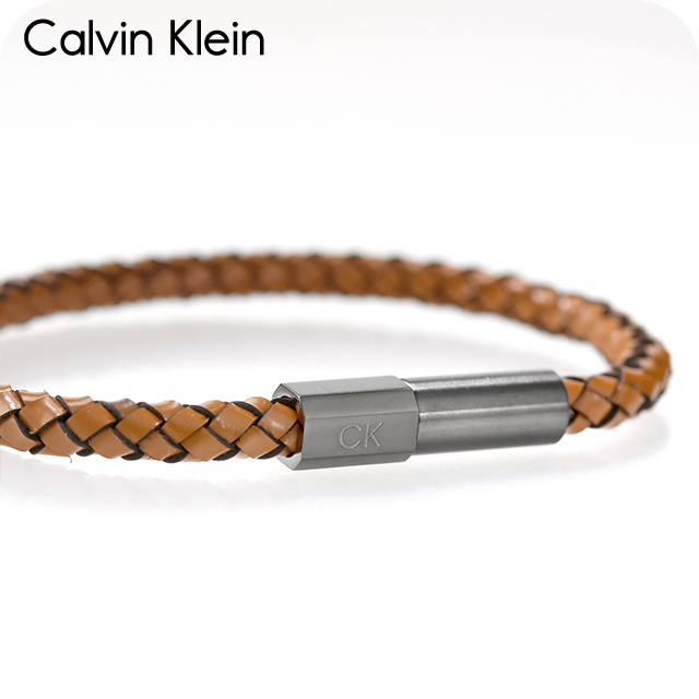 カルバンクライン ブレスレット メンズ ブランド CALVIN KLEIN INDUSTRIAL FACETS 35100046 ブラウン アクセサリー
