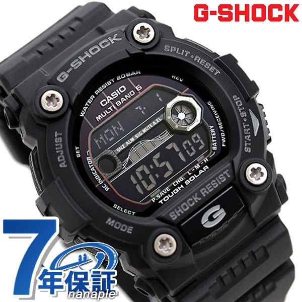 G-SHOCK 電波ソーラー腕時計 メンズ タイドグラフ・ムーンデータ搭載 ブラック カシオ g-ショック GW-7900B-1｜au PAY  マーケット