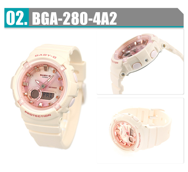 ベビーg ベビージー baby-g 腕時計 レディース BGA-280 ワールドタイム BGA-280 時計 CASIO カシオ プレゼント ギフト_2
