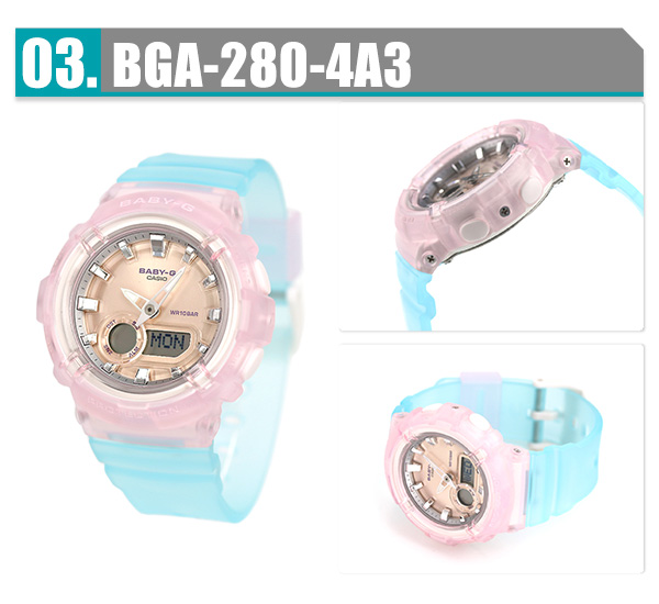 ベビーg ベビージー baby-g 腕時計 レディース BGA-280 ワールドタイム BGA-280 時計 CASIO カシオ プレゼント ギフト_3