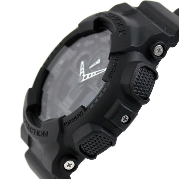 gショック ジーショック G-SHOCK ブラック 黒 GA-100-1A1DR Newコンビネーションモデル フルブラック 黒 CASIO カシオ 腕時計 メンズ_2