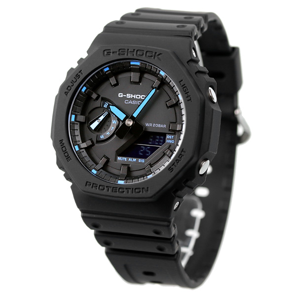 gショック ジーショック G-SHOCK クオーツ GA-2100-1A2 2100シリーズ ワールドタイム オールブラック 黒 CASIO カシオ 腕時計 メンズ_1