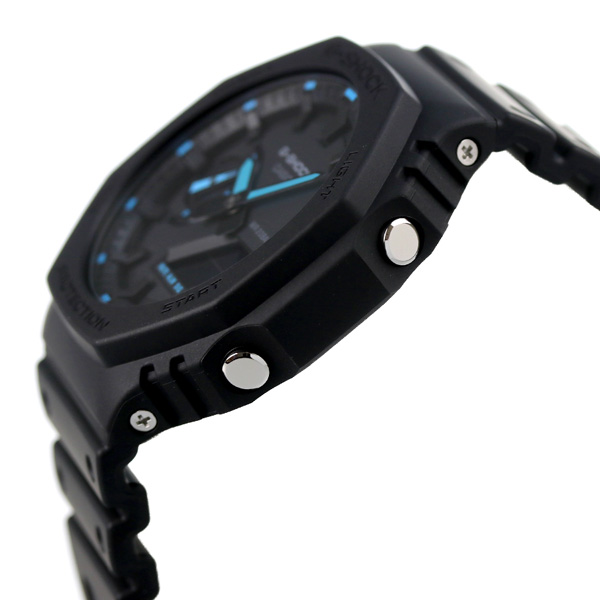 gショック ジーショック G-SHOCK クオーツ GA-2100-1A2 2100シリーズ ワールドタイム オールブラック 黒 CASIO カシオ 腕時計 メンズ_2