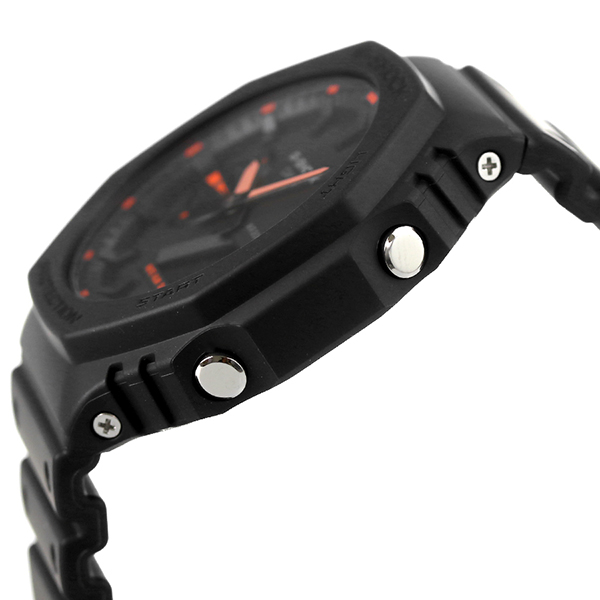 gショック ジーショック G-SHOCK クオーツ GA-2100-1A4 アナログデジタル 2100シリーズ オールブラック 黒 CASIO カシオ 腕時計 メンズ_2