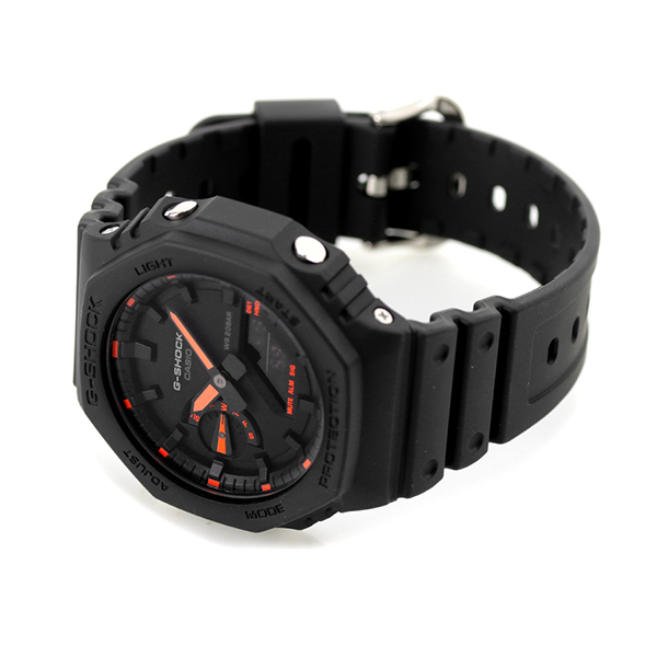 gショック ジーショック G-SHOCK クオーツ GA-2100-1A4 アナログデジタル 2100シリーズ オールブラック 黒 CASIO カシオ 腕時計 メンズ_3