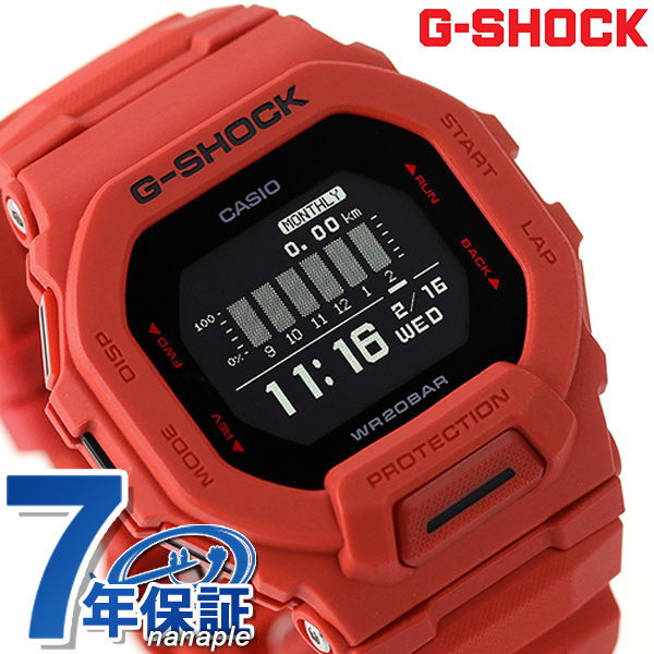 gショック ジーショック G-SHOCK クオーツ GBD-200RD-4 G-スクワッド GBD-200シリーズ ワールドタイム ブラック 黒 レッド ジーショック CASIO カシオ 腕時計 メンズ