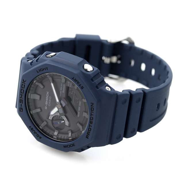 【G-SHOCK GA-B2100-2ADR ネイビー】自動時刻修正 GA-B2100-2AJF | CASIO