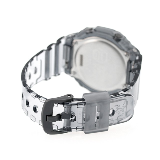 カシオ Gショック 腕時計 アナログデジタル グレー GMA-S2100SK37mmケースヨコ