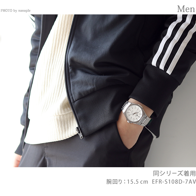 エディフィス EDIFICE R-S108D-1AV 海外モデル メンズ 腕時計 カシオ casio アナログ ブラック 黒 ブランド おしゃれ 防水 文字盤 大きい プレゼント 男性 実用的_5