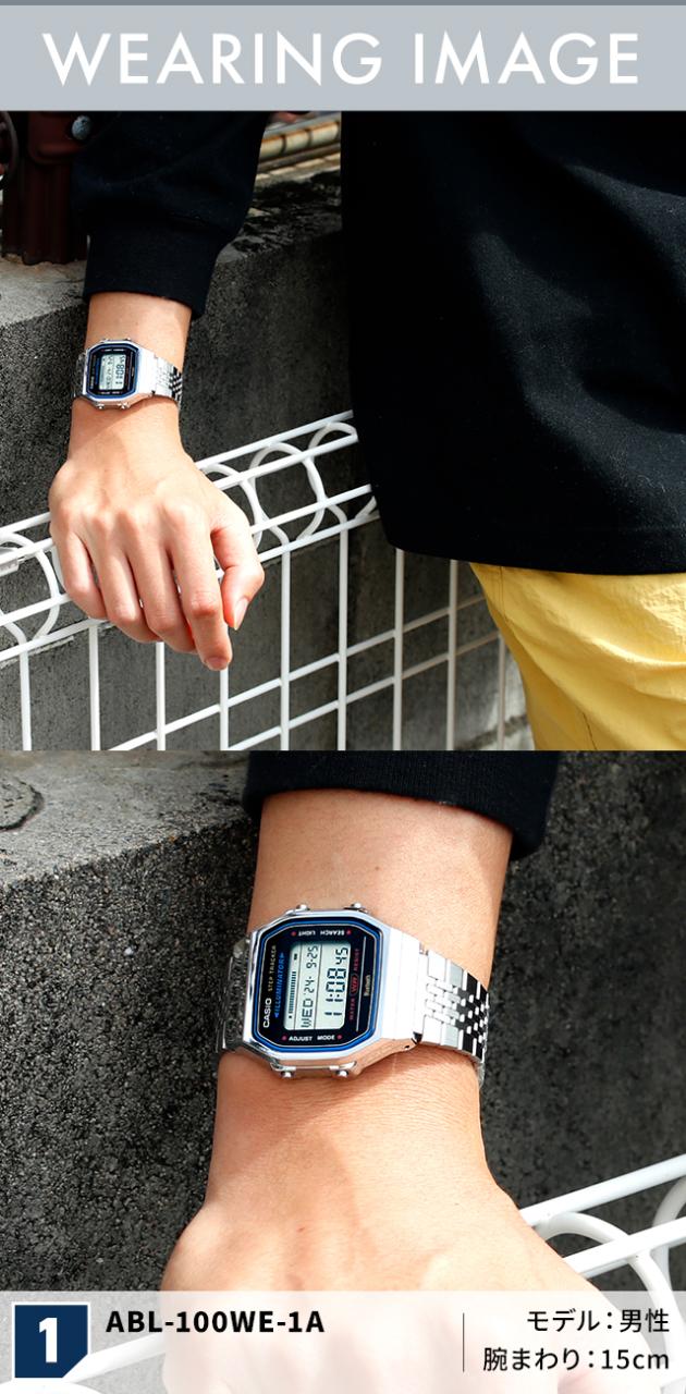 カシオ チプカシ CASIO ABL-100W Bluetooth メンズ 腕時計 ブランド カシオ casio デジタル ブラック 黒 選べるモデル_6