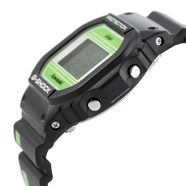 gショック ジーショック G-SHOCK クォーツ 電池式 DW-5600KAWA22-1PF Kawasakiコラボモデル 海外モデル メンズ 腕時計 ブランド カシオ casio デジタル ホワイト ブラック 黒 おしゃれ 防水 軽い プレゼント 男性 実用的_2