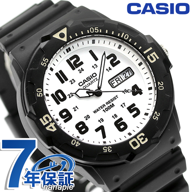 カシオ 腕時計 チープカシオ クオーツ MRW-200H-7BVDF CASIO ホワイト 