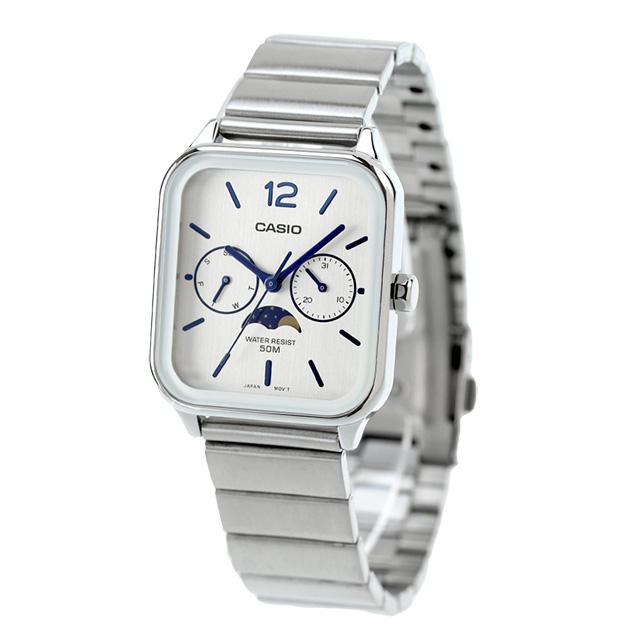 カシオ CASIO MTP-M305D-7AV スタンダード チプカシ ムーンフェイズ 海外モデル ユニセックス メンズ レディース 腕時計 ブランド カシオ casio アナログ ホワイト 白_1