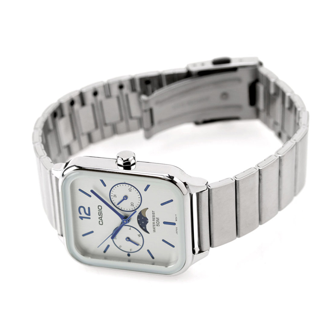 カシオ CASIO MTP-M305D-7AV スタンダード チプカシ ムーンフェイズ 海外モデル ユニセックス メンズ レディース 腕時計 ブランド カシオ casio アナログ ホワイト 白_3