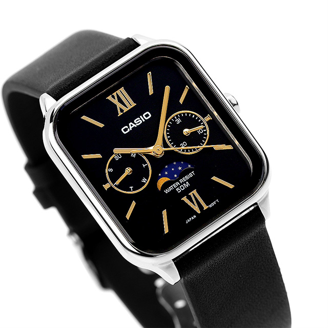 カシオ CASIO クォーツ 電池式 MTP-M305L スタンダード チプカシ ムーンフェイズ 海外モデル メンズ 腕時計 ブランド カシオ casio アナログ ブラック ホワイト 黒 選べるモデル_2