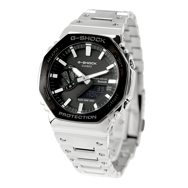 gショック ジーショック 2100 G-SHOCK フルメタル 2100シリーズ ソーラー GM-B2100BT-1A Bluetooth メンズ 腕時計 ブランド カシオ casio アナデジ ブラック 黒 おしゃれ 防水 プレゼント 男性 実用的_1