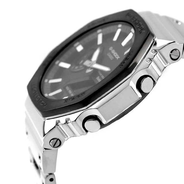 gショック ジーショック 2100 G-SHOCK フルメタル 2100シリーズ ソーラー GM-B2100BT-1A Bluetooth メンズ 腕時計 ブランド カシオ casio アナデジ ブラック 黒 おしゃれ 防水 プレゼント 男性 実用的_2