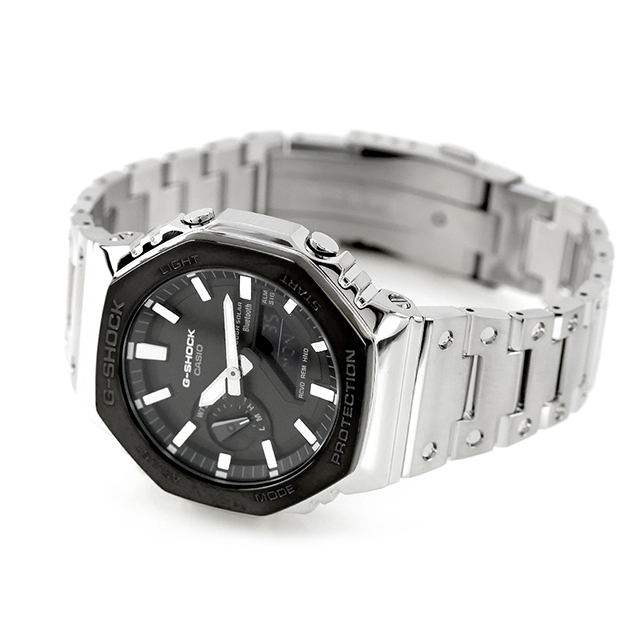 gショック ジーショック 2100 G-SHOCK フルメタル 2100シリーズ ソーラー GM-B2100BT-1A Bluetooth メンズ 腕時計 ブランド カシオ casio アナデジ ブラック 黒 おしゃれ 防水 プレゼント 男性 実用的_3