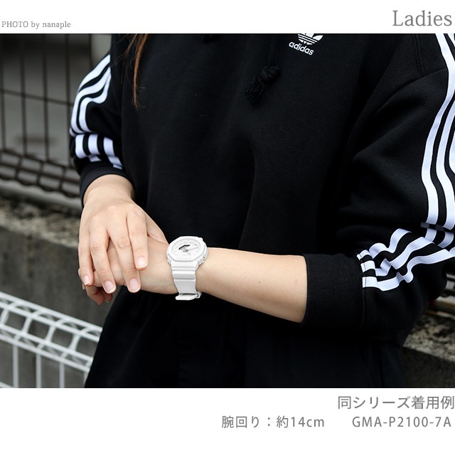 gショック ジーショック G-SHOCK クォーツ 電池式 GMA-P2100BA-7A レディース 腕時計 ブランド カシオ casio アナデジ ホワイト 白 おしゃれ 防水 文字盤 大きい プレゼント 女性 実用的_5