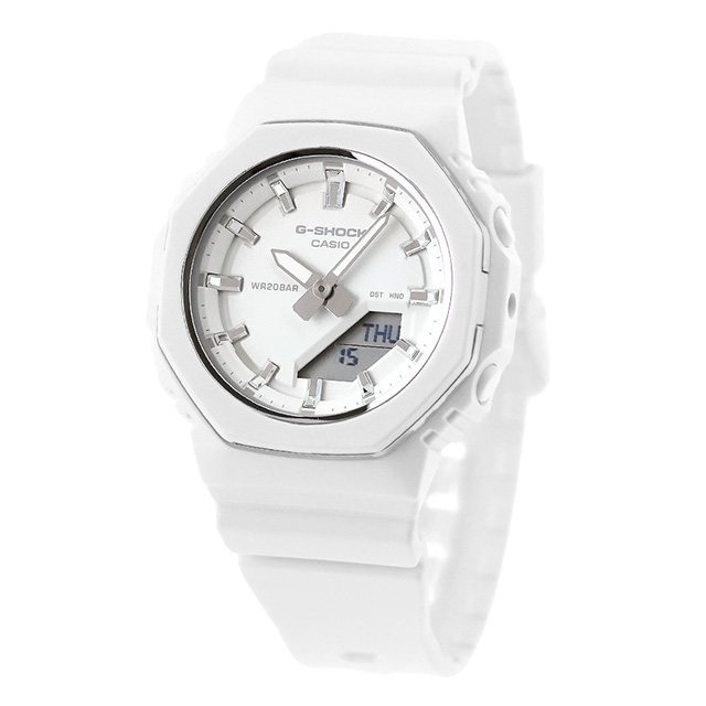 gショック ジーショック G-SHOCK クォーツ 電池式 GMA-P2110-7A レディース 腕時計 ブランド カシオ casio アナデジ ホワイト 白 おしゃれ 防水 文字盤 大きい プレゼント 女性 実用的_1