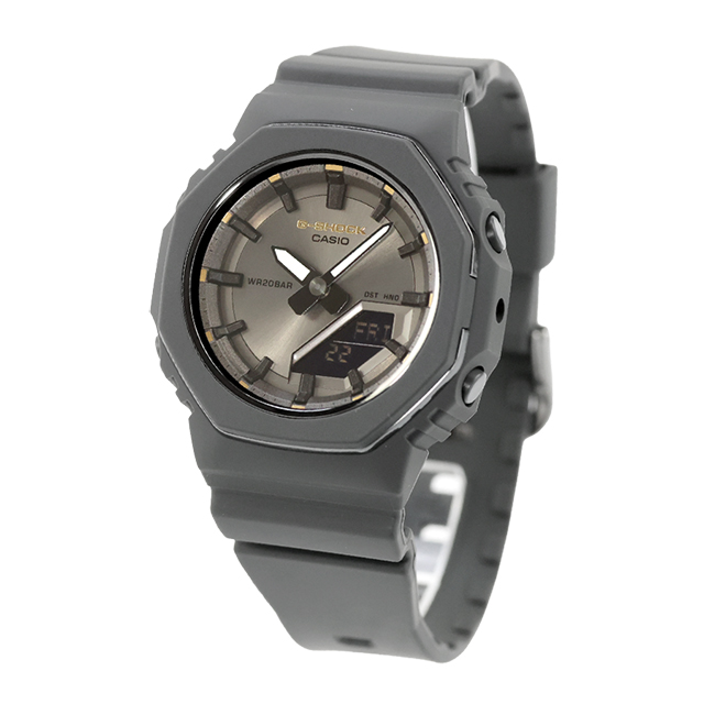 gショック ジーショック G-SHOCK クォーツ 電池式 GMA-P2126W-8A レディース 腕時計 ブランド カシオ casio アナデジ グレー おしゃれ 防水 文字盤 大きい プレゼント 女性 実用的_1