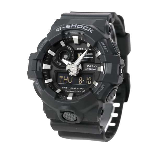 gショック ジーショック G-SHOCK ブラック 黒 GA-700-1BDR コンビネーション オールブラック 黒 CASIO カシオ 腕時計  メンズ｜au PAY マーケット