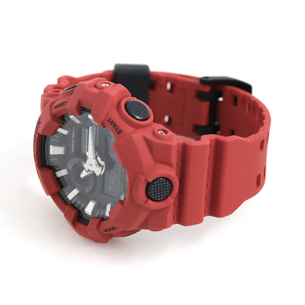 gショック ジーショック G-SHOCK GA-700-4ADR コンビネーション ブラック 黒 レッド CASIO カシオ 腕時計 メンズ_3