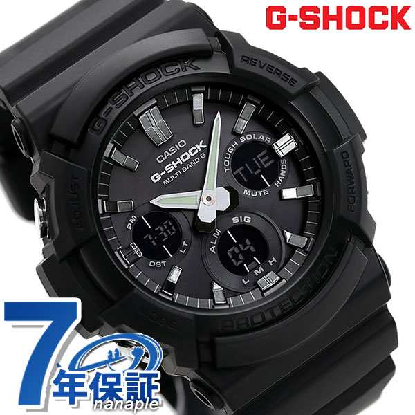 gショック ジーショック G-SHOCK ブラック 黒 電波ソーラー GAW-100B-1AER オールブラック 黒 CASIO カシオ 腕時計  ブランド メンズ｜au PAY マーケット