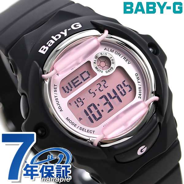 Baby-G レディース 腕時計 BG-169 ワールドタイム デジタル BG-169M-1DR カシオ ベビーG  ライトパープル×ブラックの通販はau PAY マーケット - 腕時計のななぷれ