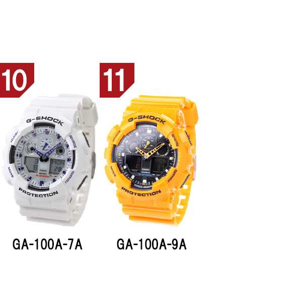 お買い得低価新品 CASIO G-SHOCK アナデジ 腕時計 GA-100A-9A 時計