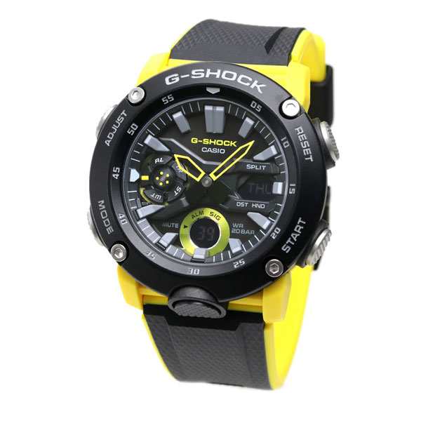 G-SHOCK Gショック GA-2000 アナデジ メンズ 腕時計 GA-2000-1A9DR ブラック×イエロー カシオ プレゼント ギフト｜au  PAY マーケット