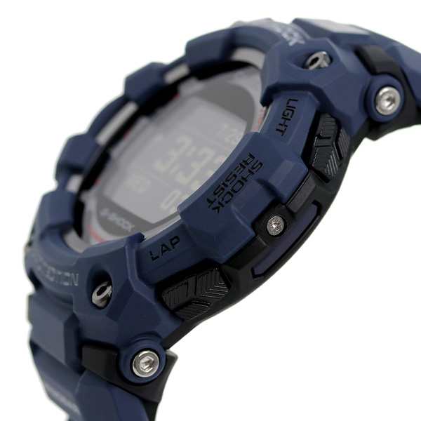 gショック ジーショック G-SHOCK ジースクワッド GBD-100-2DR Bluetooth ブラック 黒 ネイビー CASIO カシオ  腕時計 メンズ｜au PAY マーケット