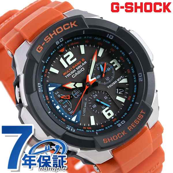 あす着 G Shock 電波ソーラー腕時計 メンズ Sky Cockpit スカイコクピット カシオ G ショック Gw 3000m 4aerの通販はau Pay マーケット 腕時計のななぷれ