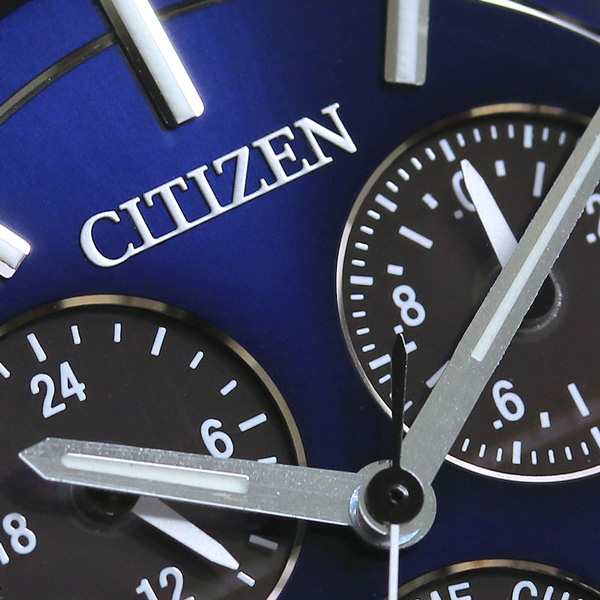 シチズン エコドライブ クロノグラフ 日本製 ソーラー メンズ 腕時計 BL5496-96L CITIZEN COLLECTION ブルー｜au  PAY マーケット