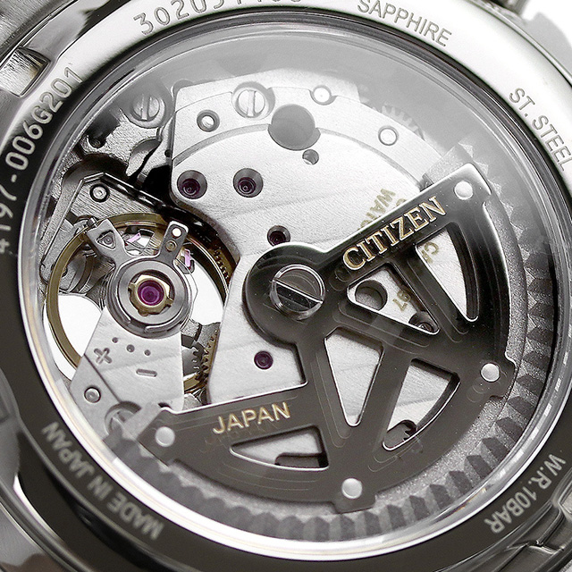 CITIZENシチズン 腕時計 NP1010-51E 自動巻き ブラックシルバー